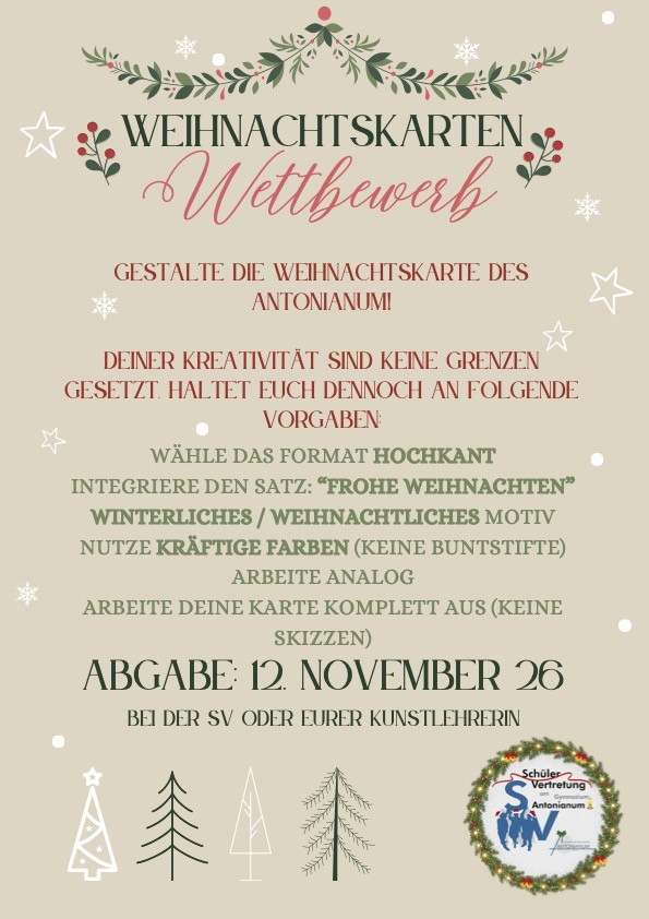 26.10.   Weihnachtskarte 26